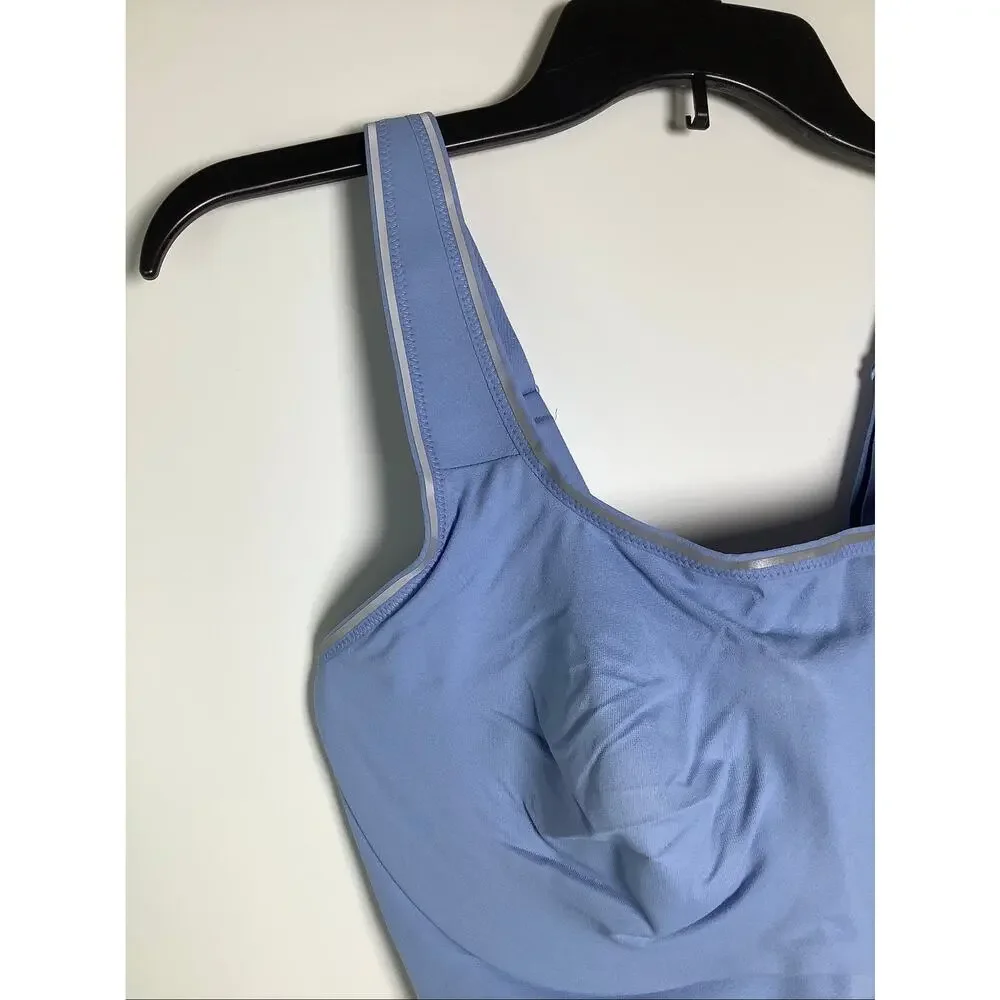 Wacoal Women's 34DDD Bel Air Blue Sydney Sport Underwire Bra Athleisure C15-2